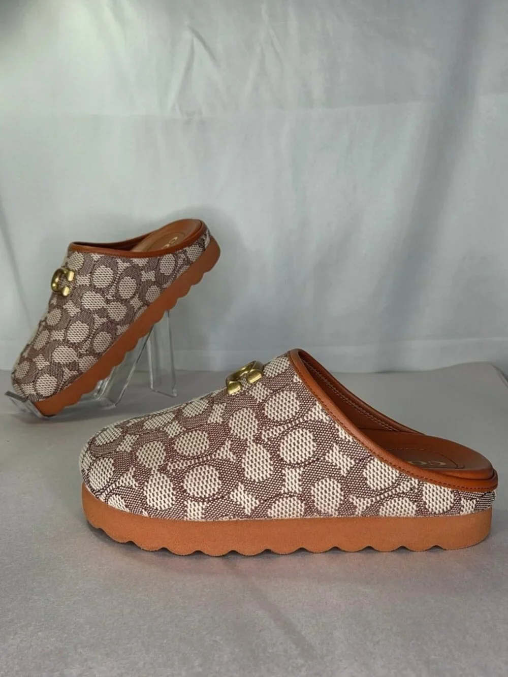 COACH Women's Hadley Slip On Clog Flats